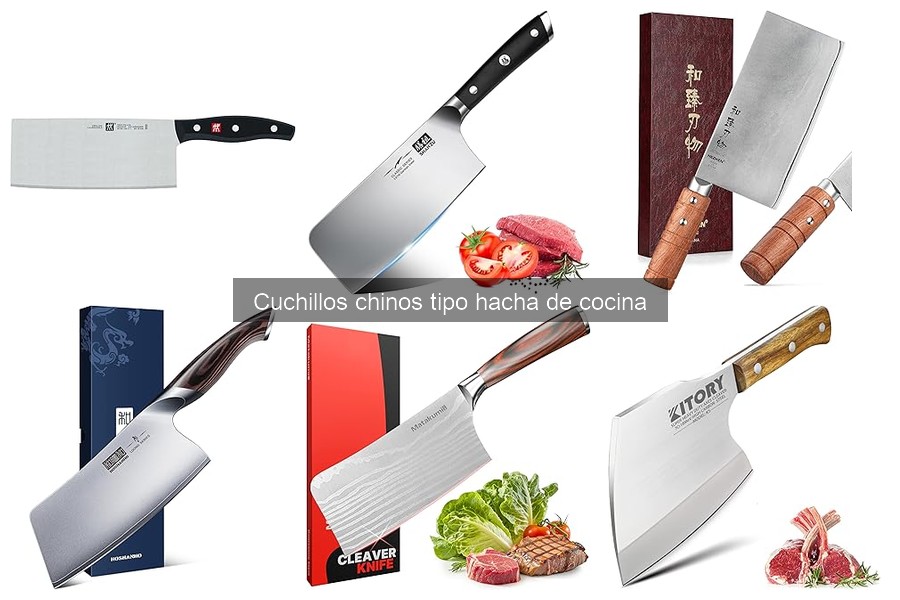 ¿Qué es un cuchillo chino tipo hacha? Características y usos