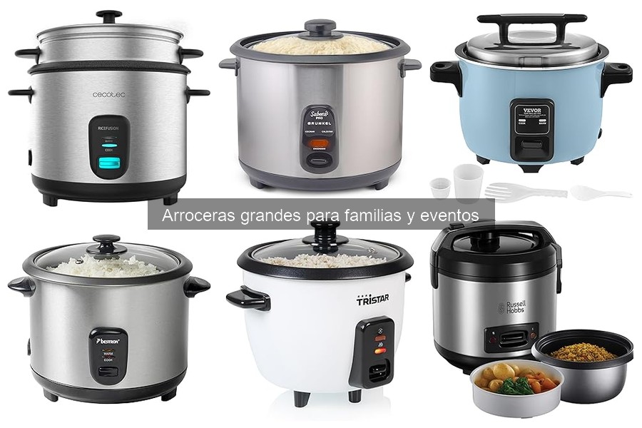 ¿Qué es una arrocera grande y cómo funciona?