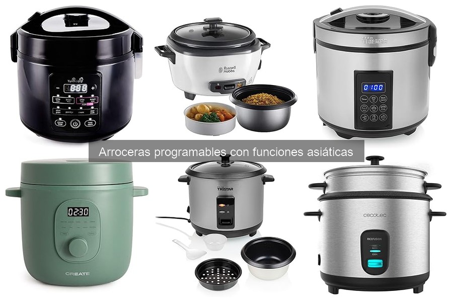 ¿Qué es una arrocera programable y cómo usarla?