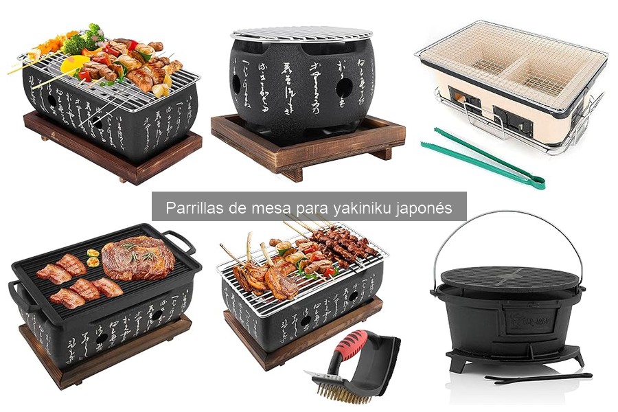¿Qué es una parrilla de mesa para yakiniku?