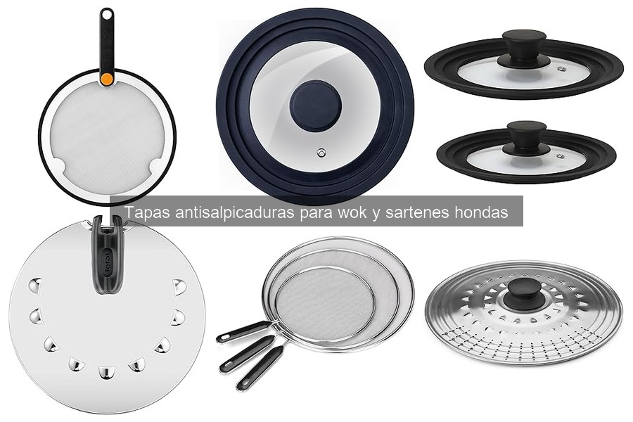 ¿Qué es una tapa antisalpicaduras para wok? Guía esencial