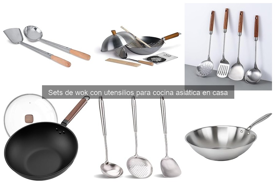 ¿Qué incluye un set de wok para cocinar en casa?