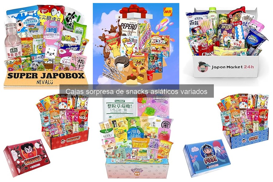 ¿Qué son las cajas sorpresa de snacks asiáticos?