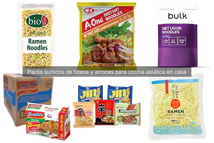 ¿Qué son los fideos y arroces asiáticos? Guía básica