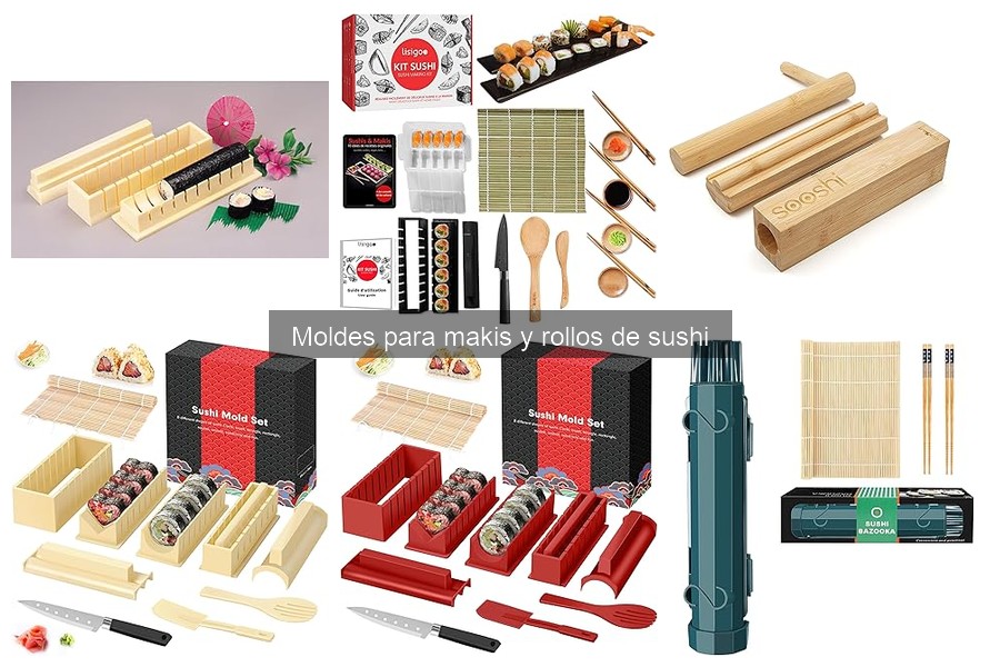 ¿Qué son los moldes para makis y rollos de sushi?
