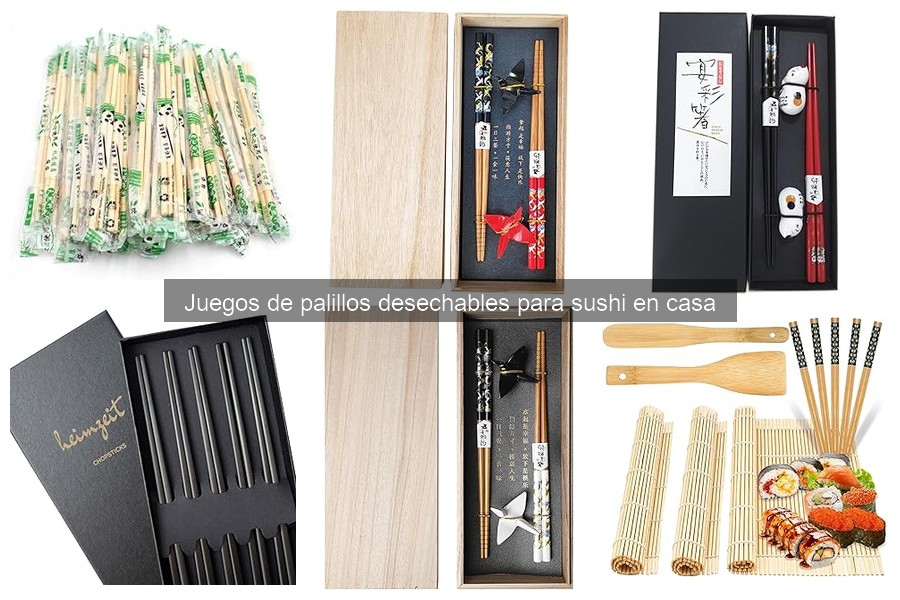 ** ¿Qué son los palillos desechables para sushi? Guía completa