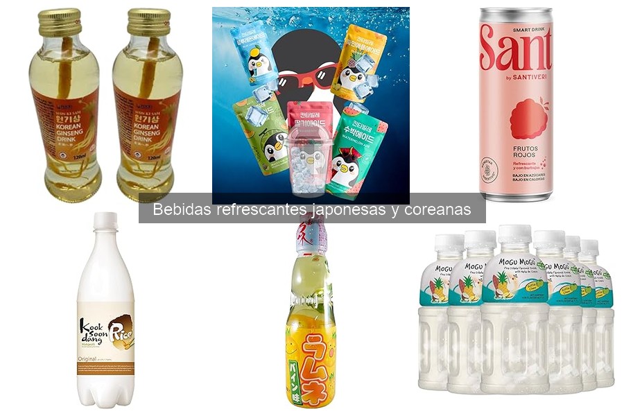 Recetas de cócteles con refrescos japoneses y coreanos