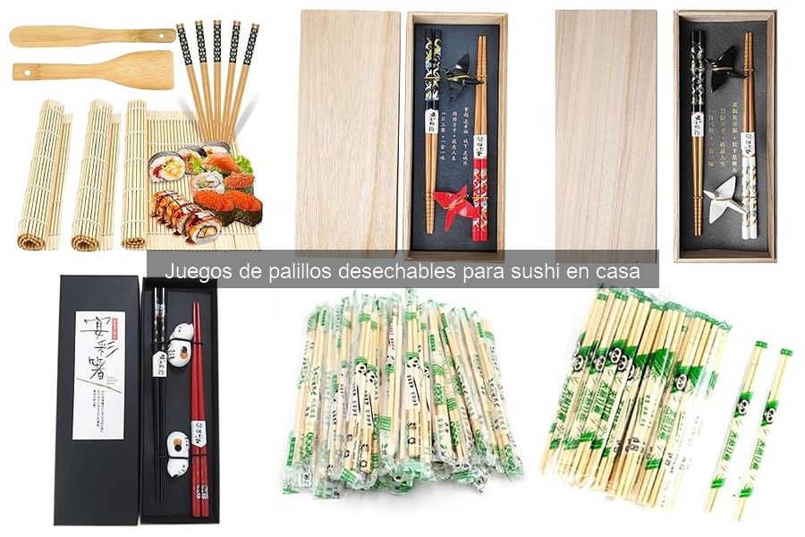 Recetas de sushi sencillas para disfrutar con palillos desechables