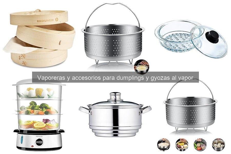 Recetas deliciosas de dumplings y gyozas al vapor