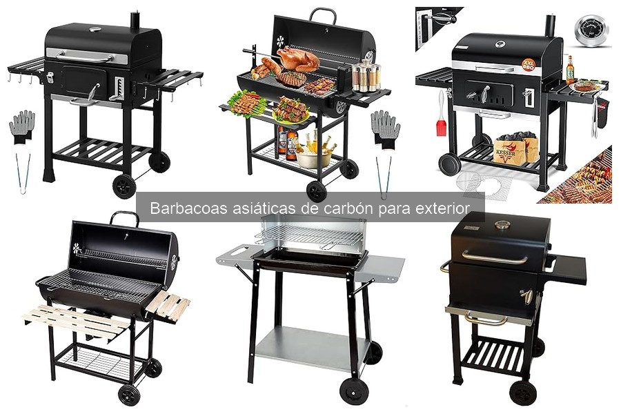 Recetas deliciosas para barbacoas asiáticas de carbón