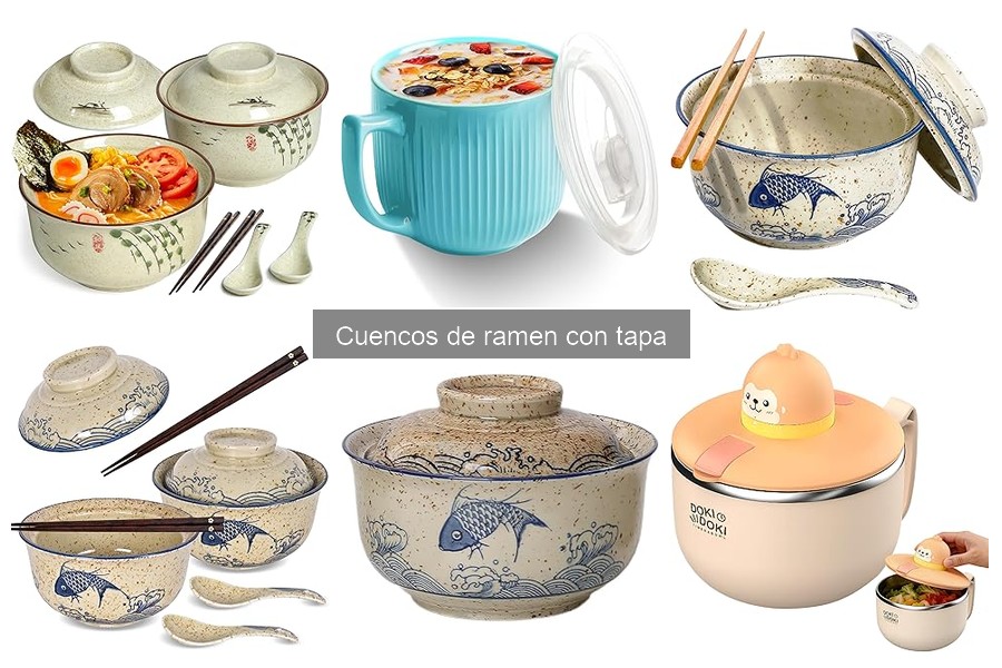Recetas deliciosas para cuencos de ramen con tapa