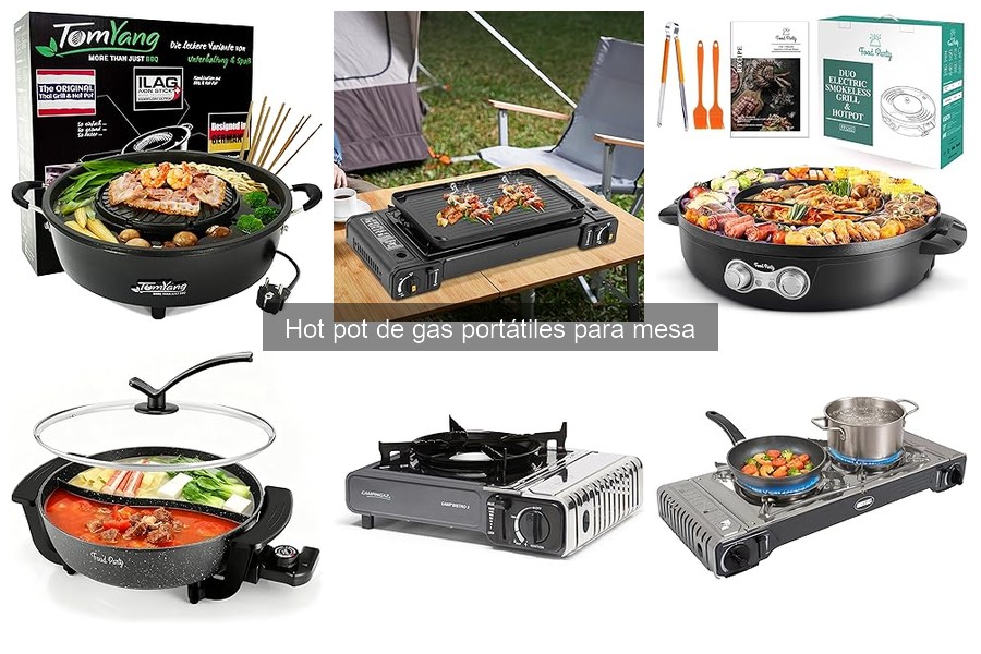 Recetas deliciosas para hot pot de gas portátil en casa