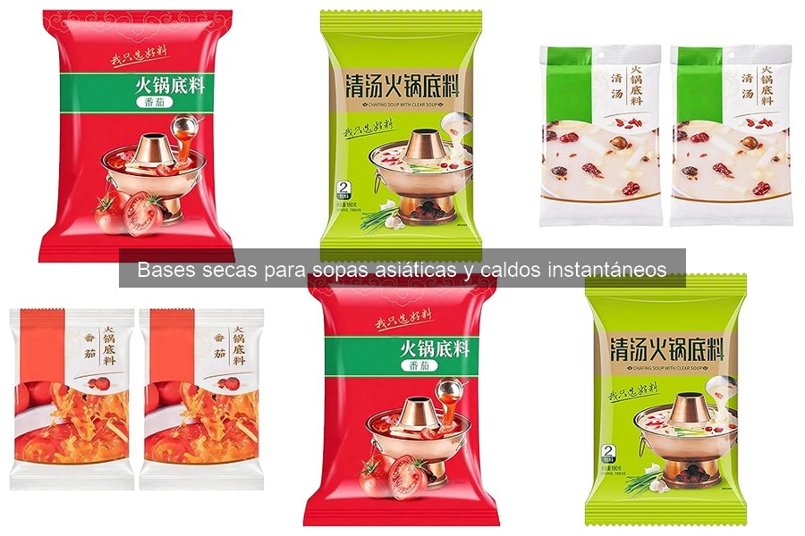 Recetas fáciles con bases secas para sopas asiáticas