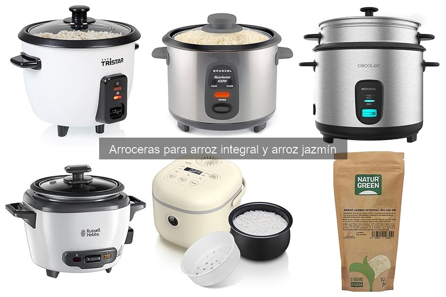 Recetas fáciles de arroz integral y jazmín en arrocera