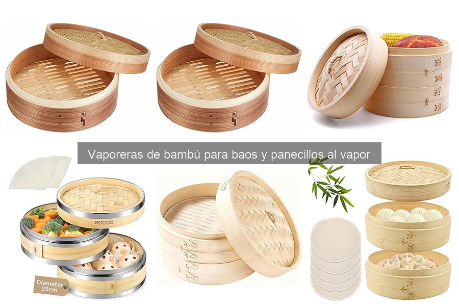Recetas fáciles para baos en vaporera de bambú