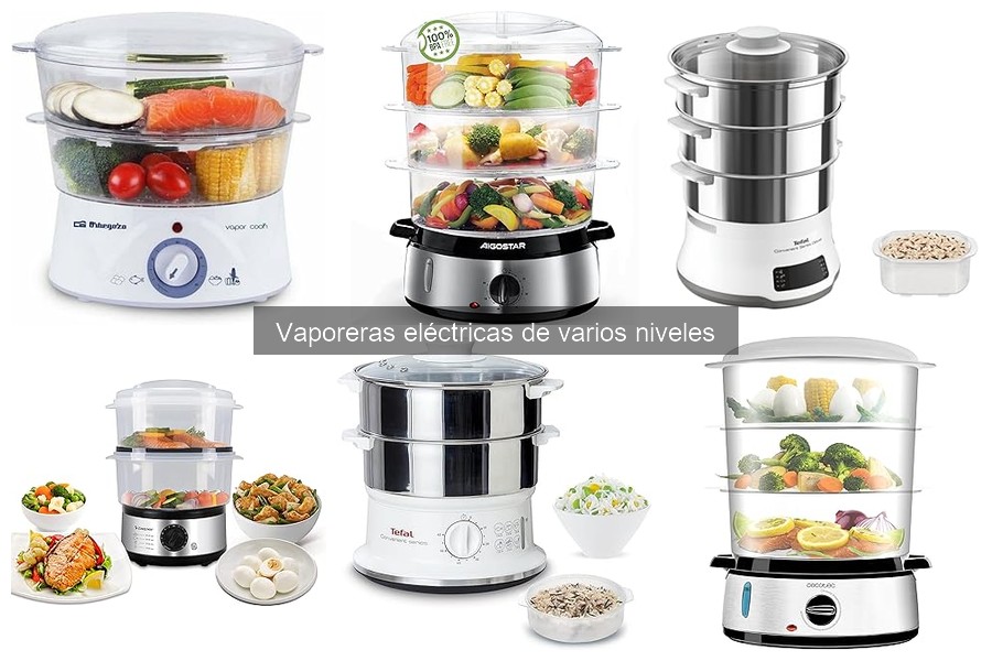Recetas fáciles para vaporera eléctrica de varios niveles