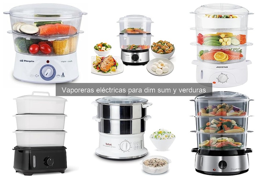 Recetas fáciles para vaporera eléctrica: dim sum y verduras