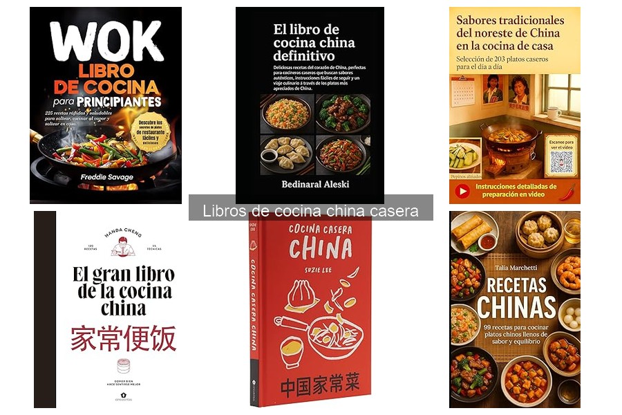 Recetas populares en libros de cocina china para disfrutar en casa
