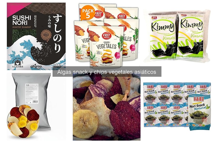 Recetas saludables con algas snack para disfrutar en casa