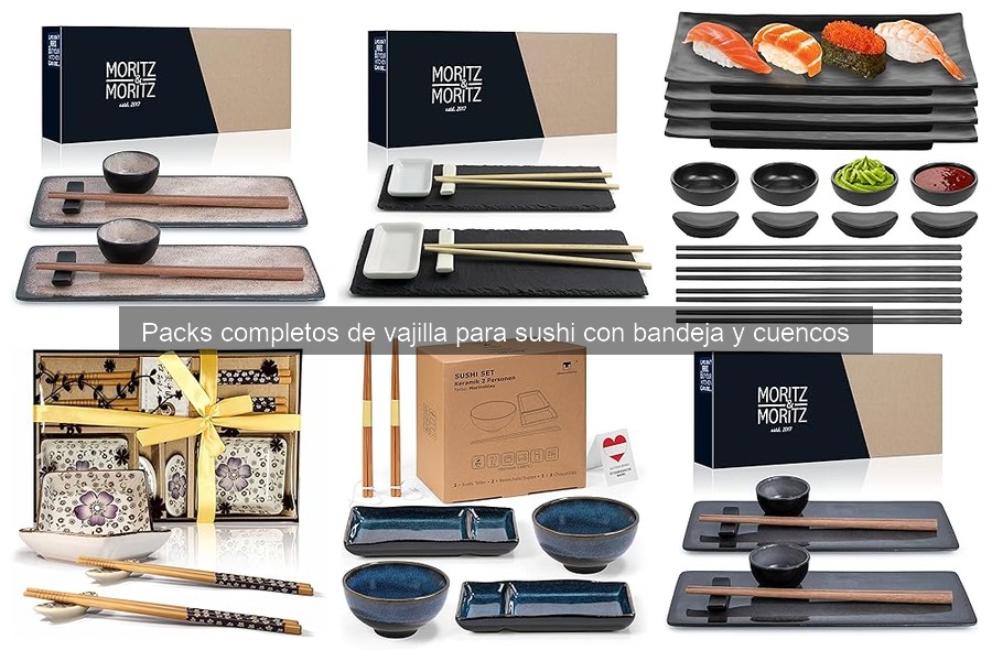 Recomendaciones de vajilla para disfrutar del sushi en casa