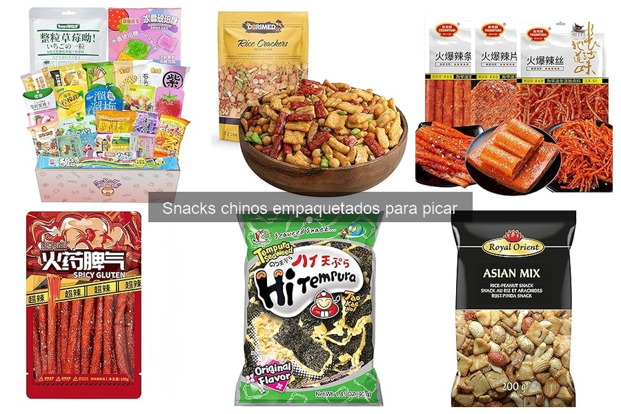 Snacks chinos tradicionales vs. modernos: ¿cuáles elegir?