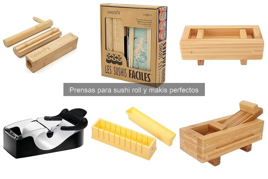 Soluciona los problemas comunes con prensas de sushi