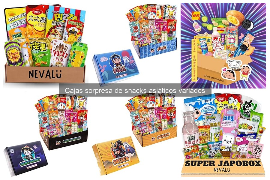 ¿Son saludables los snacks de cajas sorpresa asiáticas?