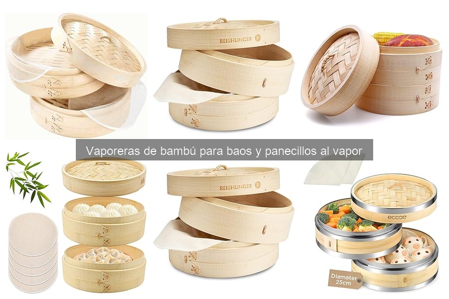 Tamaños y Capacidades de Vaporeras de Bambú para Baos