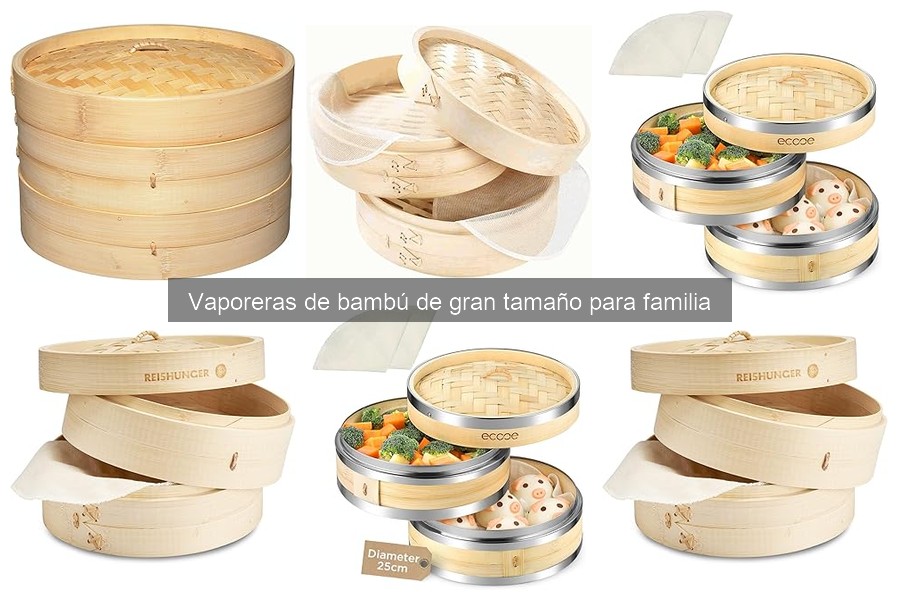 Testimonios sobre Vaporeras de Bambú de Gran Tamaño