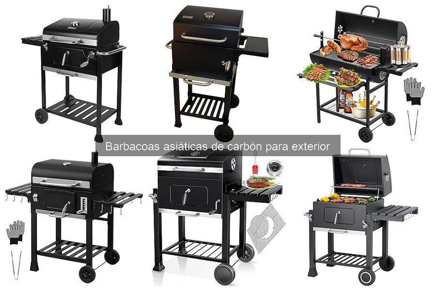 Tipos de barbacoas asiáticas de carbón y sus diferencias