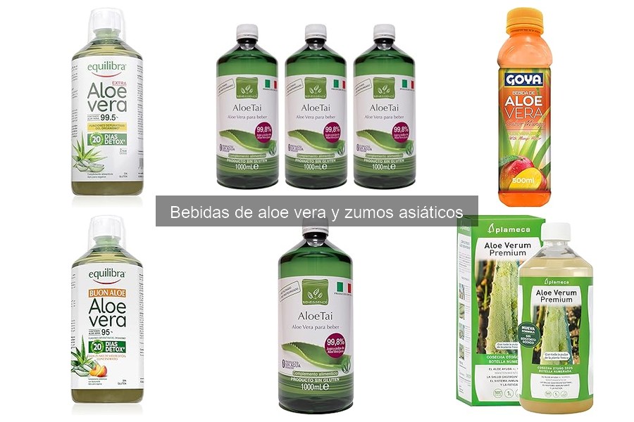 Tipos de bebidas de aloe vera: opciones y beneficios