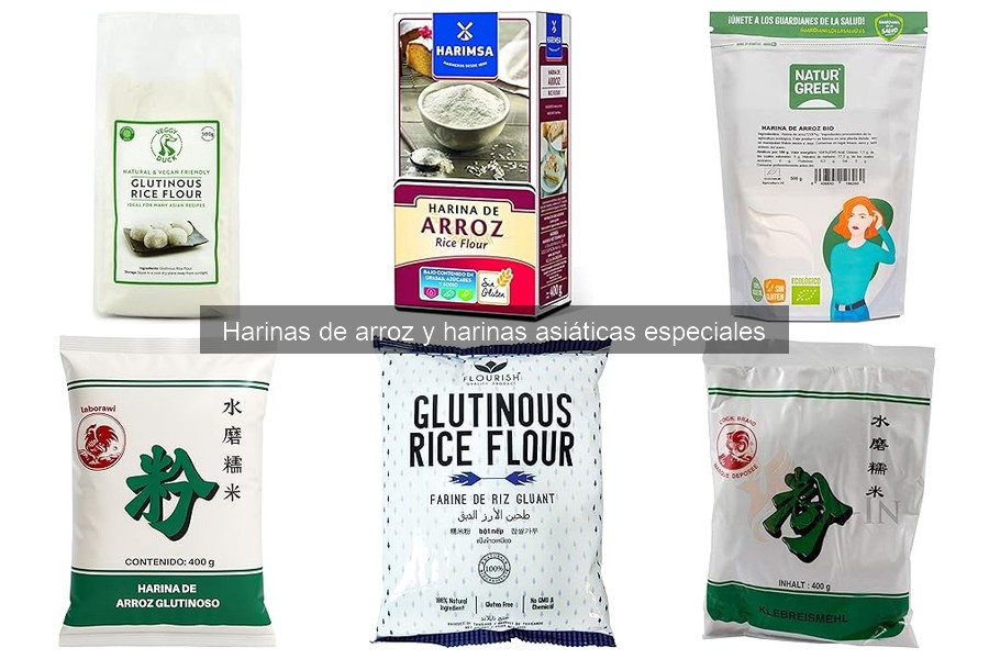 Tipos de Harinas Asiáticas Especiales para Cocinar