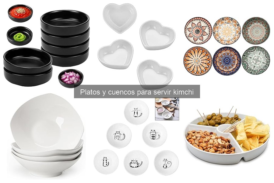 Tipos de Platos y Cuencos para Servir Kimchi en Casa