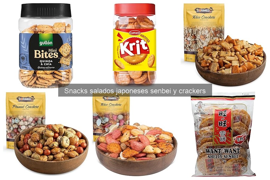 Tipos de senbei y crackers japoneses: guía completa