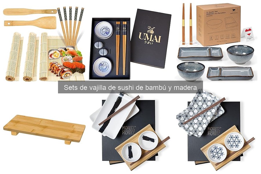 Tipos de sets de vajilla de sushi: guía de materiales y diseños