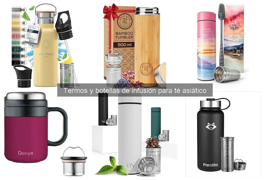 Tipos de Termos y Botellas de Infusión para Té Asiático