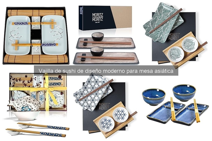 Tipos de vajilla para sushi: diseños y características