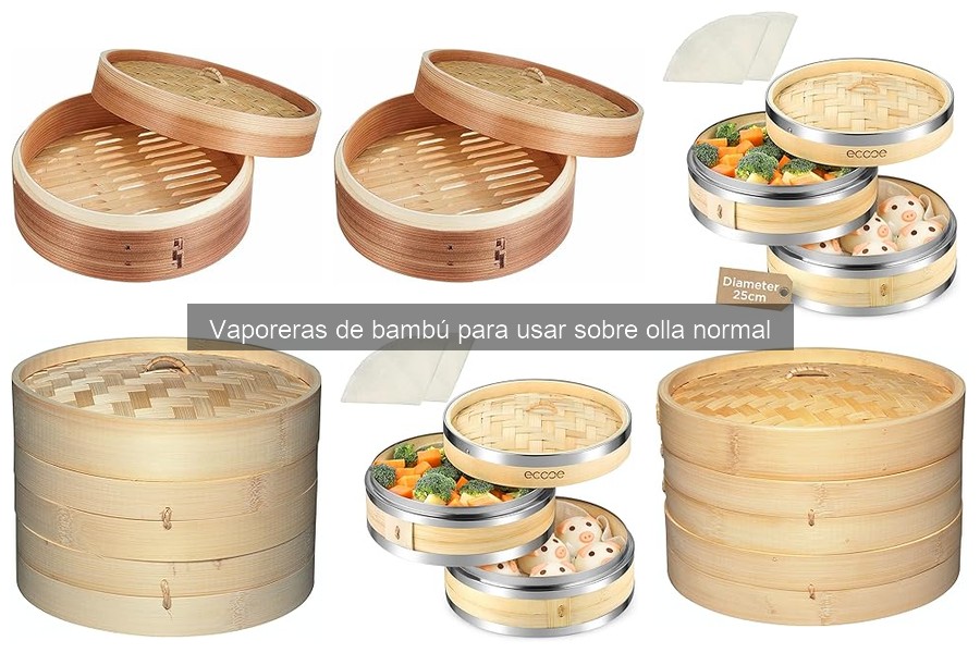 Tipos de vaporeras de bambú: guía completa para elegir