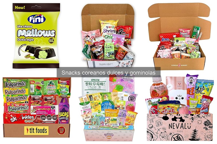 Tipos populares de gominolas coreanas que debes probar