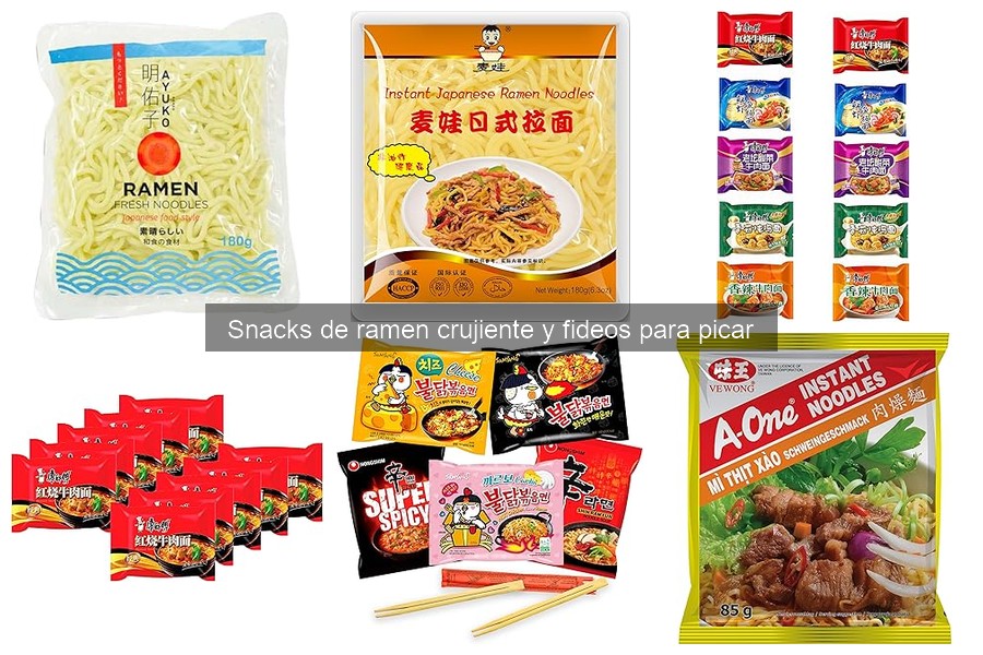 Trucos para elegir los mejores fideos y snacks de ramen