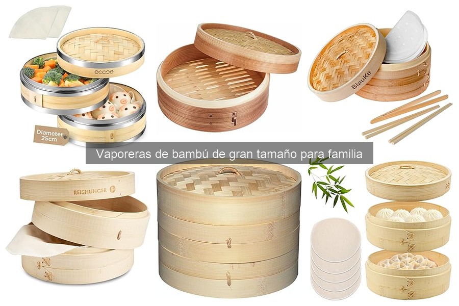 Vaporeras de bambú vs. cestas de vapor: ¿cuál elegir?