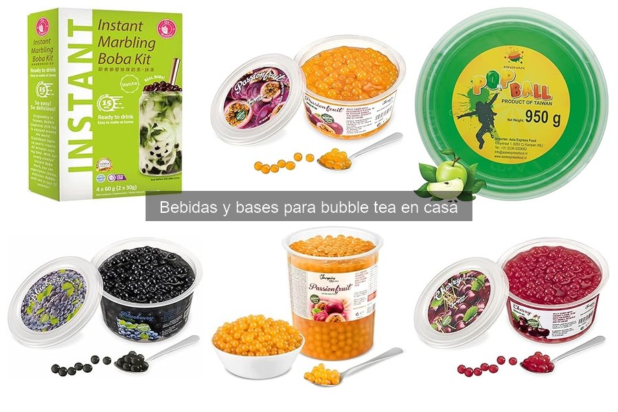 ** Variantes de Bubble Tea con Frutas: Recetas Deliciosas en Casa
