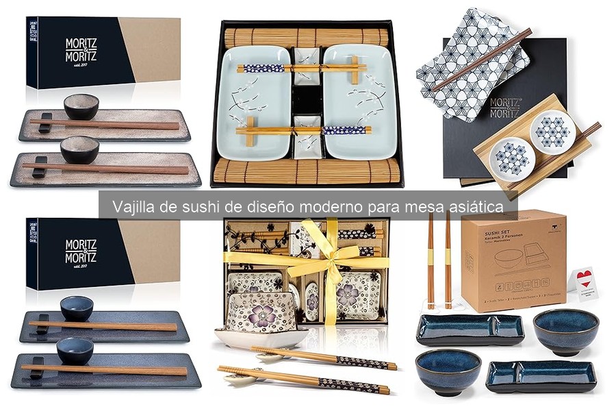 Ventajas de la vajilla de sushi moderna para tu mesa