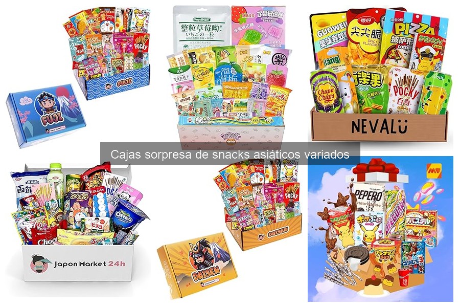 Ventajas de las cajas sorpresa de snacks asiáticos