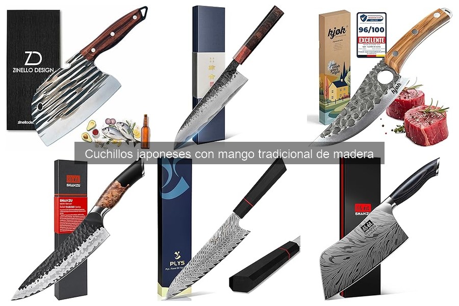 Ventajas de los cuchillos japoneses de mango de madera