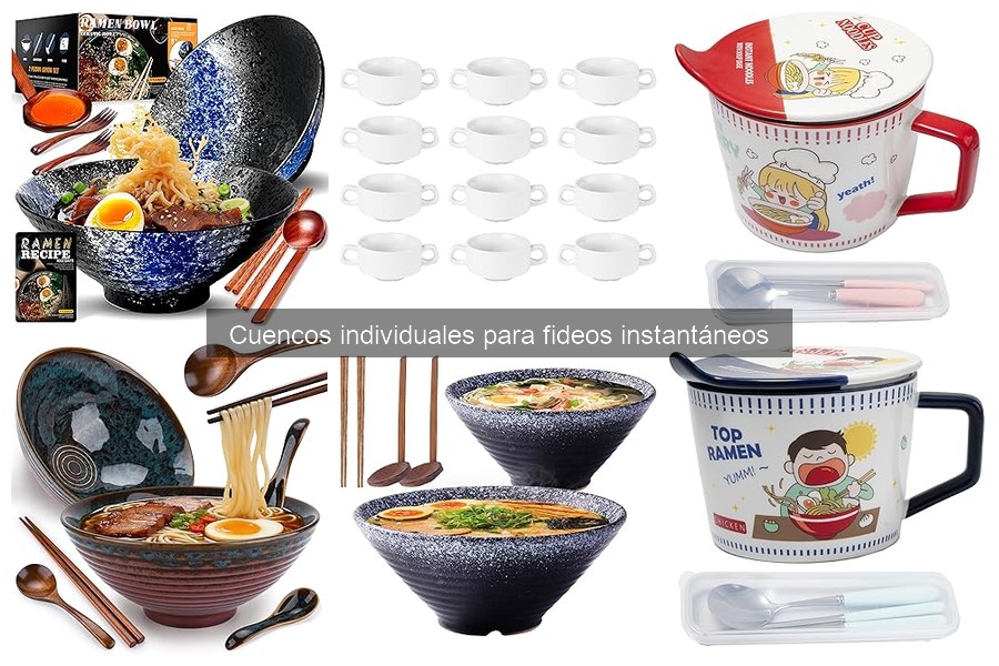 Ventajas de los cuencos individuales para fideos instantáneos