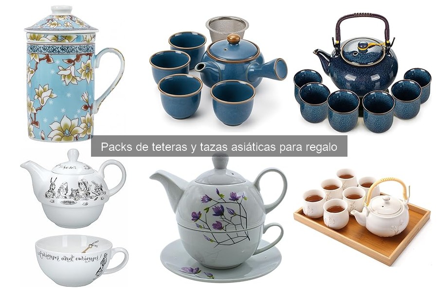 Ventajas de regalar packs de teteras y tazas asiáticas
