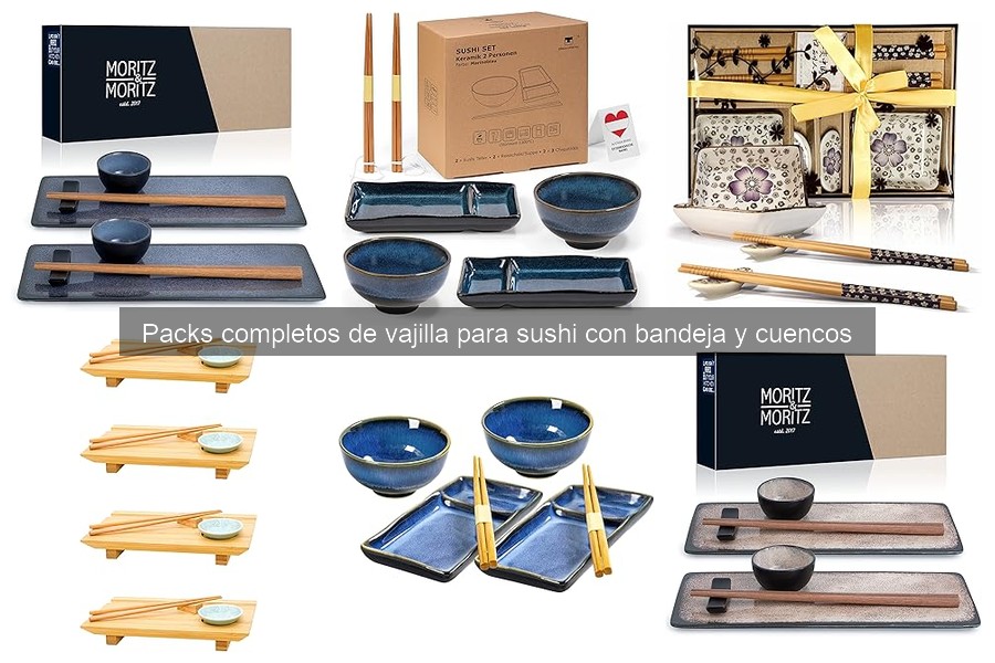 Ventajas de un pack completo de vajilla para sushi