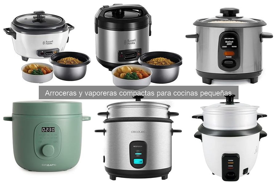 Ventajas de usar arroceras y vaporeras compactas en casa