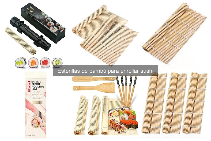 Ventajas de usar esterillas de bambú para sushi